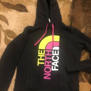 Women’s hooded Black Northface hooded Sweater